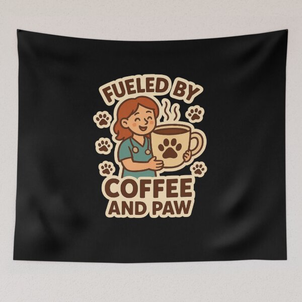 Item preview, Veterinary Technician - coffee lover designed and sold by DamioPolArt.
