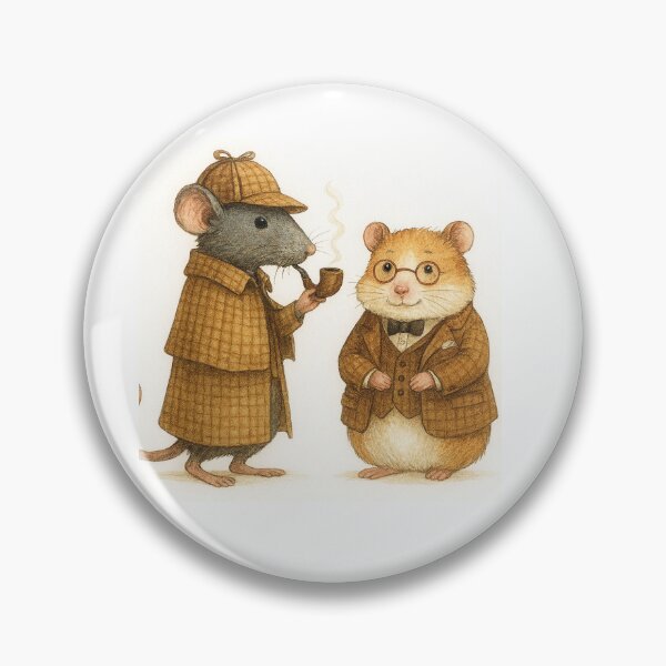 Item preview, Sherlock Mouse and  il dottor Hamson designed and sold by Zampettalibera.