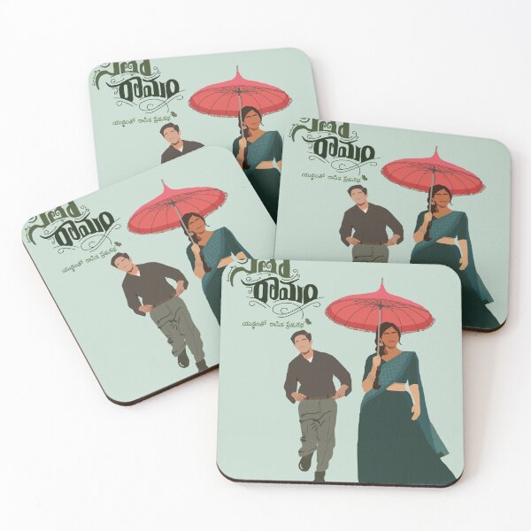 Item preview, Telugu Movie Faceless Posters (Sita Raman) designed and sold by kmonix.