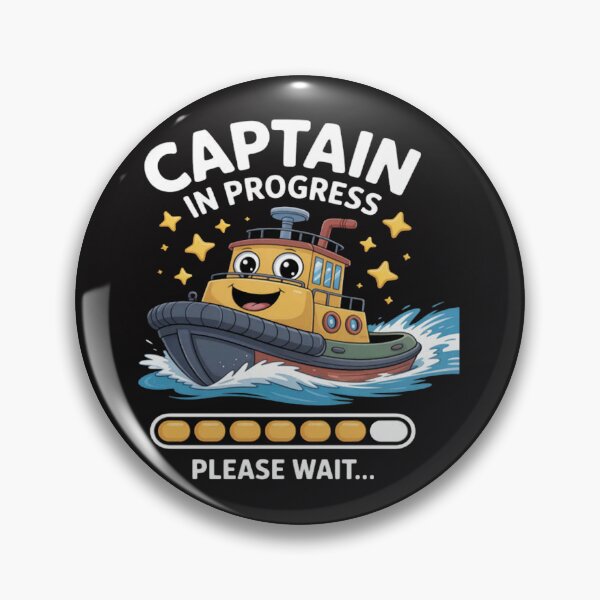 Item preview, Captain In Progress Boat Captain Boating designed and sold by ChrisRhea8h.