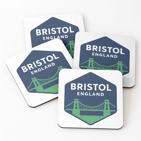 Item preview, Bristol England Travel Badge Design – Clifton Suspension Bridge Illustration designed and sold by Pokah79.