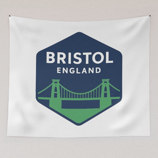 Item preview, Bristol England Travel Badge Design – Clifton Suspension Bridge Illustration designed and sold by Pokah79.