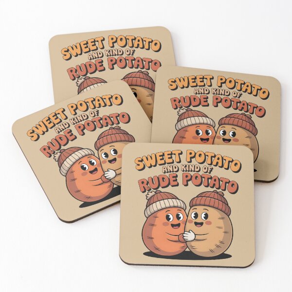 Item preview,  Sweet Potato And Kind Of Rude Potato - Funny Thanksgiving Gift  designed and sold by LovelyEvaDesign.