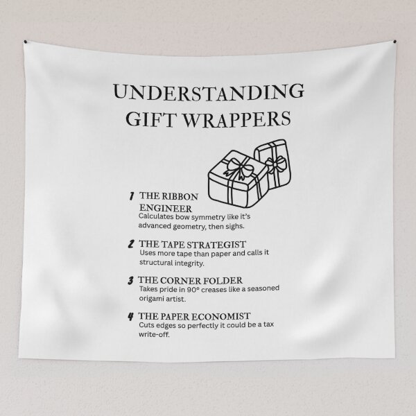 Item preview, Understanding Gift Wrappers – Funny Holiday Wrapping Humor designed and sold by PsyFlow35.