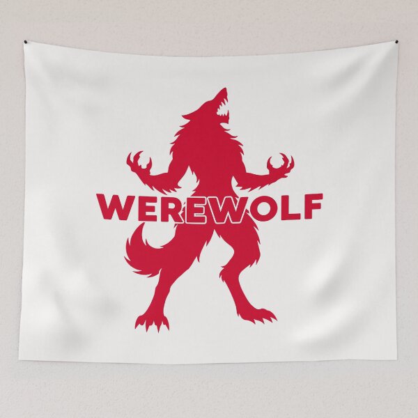 Item preview, Werewolf Wolfman Silhouette  designed and sold by UNK-Fatigues.