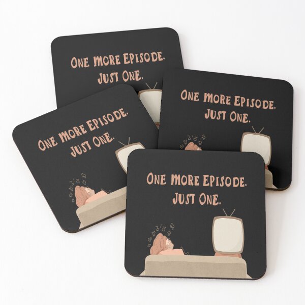Item preview, One More Episode – Binge Watcher Quote Design designed and sold by MODENESTY.