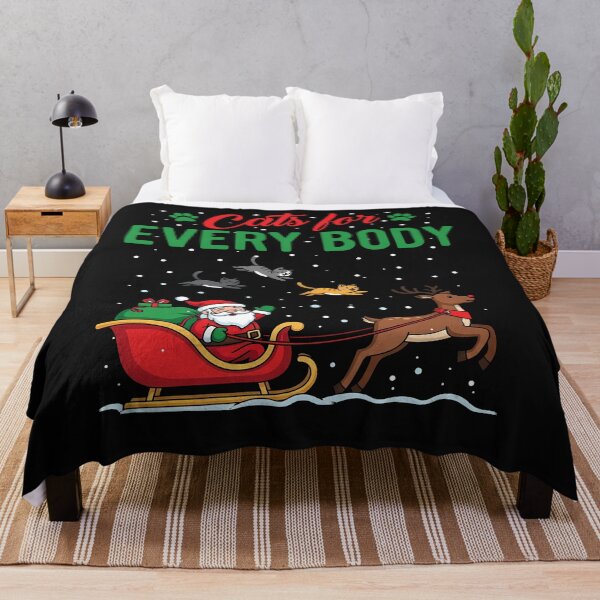 Item preview, Christmas Cats for Everybody Santa and Cats Lover Holiday designed and sold by ZANNIX.