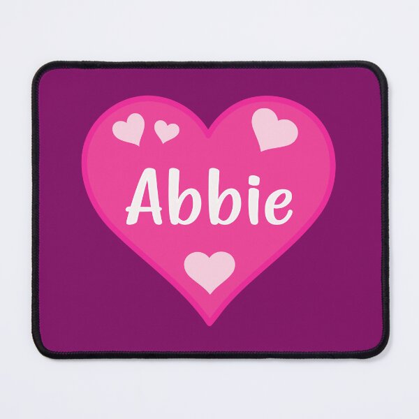 Item preview, Abbie Name Pink Heart designed and sold by Jeallan Designs.
