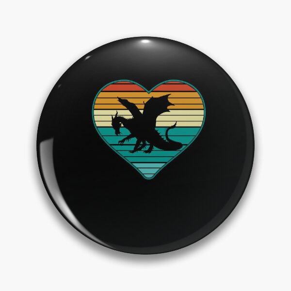 Artikelvorschau, Vintage Sonnenuntergang Herz Silhouette Drachen Männer Frauen und Mädchen Fantasy Tiere Liebhaber entworfen und verkauft von Ostericaimusa.