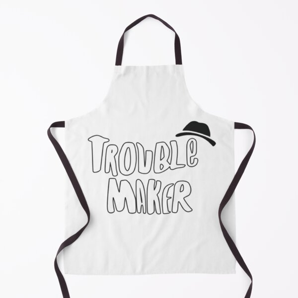 Item preview, Trouble Maker Typography T-Shirt – Funny Cool Design with Hat Icon designed and sold by GraceStokesa.