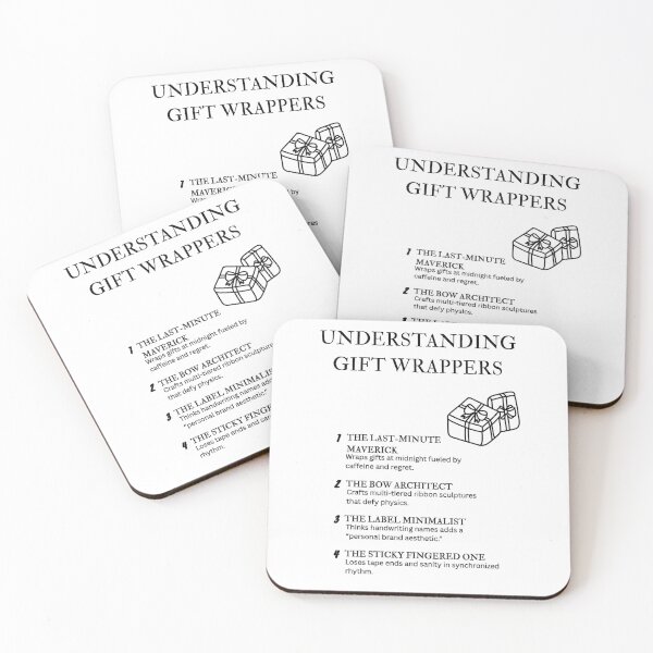 Item preview, Understanding Gift Wrappers – Chaos, Tape & Ribbon Humor designed and sold by PsyFlow35.