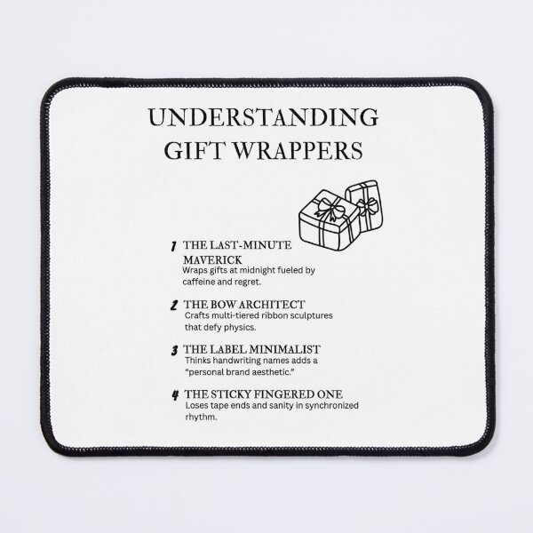 Item preview, Understanding Gift Wrappers – Chaos, Tape & Ribbon Humor designed and sold by PsyFlow35.