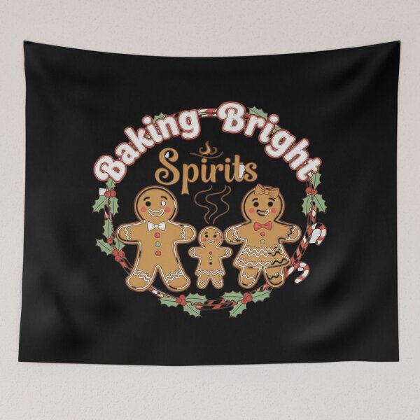 Item preview, Baking Bright Spirits Gingerbread Family designed and sold by Silent Watch Threads..