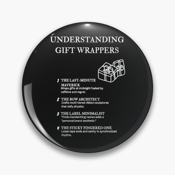 Item preview, Understanding Gift Wrappers – Chaos, Tape & Ribbon Humor – Black designed and sold by PsyFlow35.