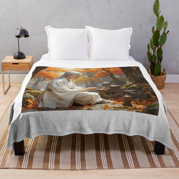 Item preview, "Meditation in the Heart of Eternal Autumn" designed and sold by Schoenenwald - Illustrations Uniques et Originales.