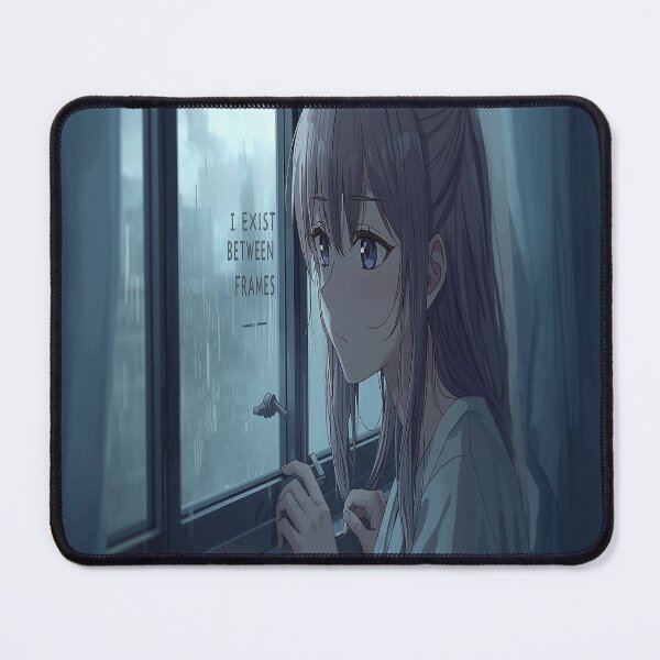 Item preview, I Exist Between Frames – Aesthetic Anime Quote designed and sold by MODENESTY.