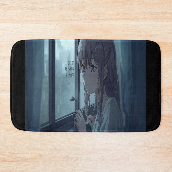 Item preview, I Exist Between Frames – Aesthetic Anime Quote designed and sold by MODENESTY.