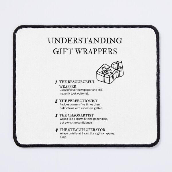 Item preview, Understanding Gift Wrappers – Holiday Wrapping Humor for All designed and sold by PsyFlow35.