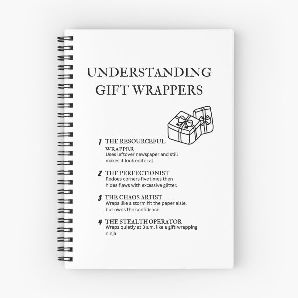 Item preview, Understanding Gift Wrappers – Holiday Wrapping Humor for All designed and sold by PsyFlow35.