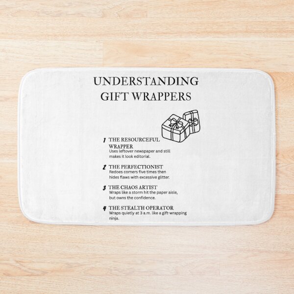 Item preview, Understanding Gift Wrappers – Holiday Wrapping Humor for All designed and sold by PsyFlow35.