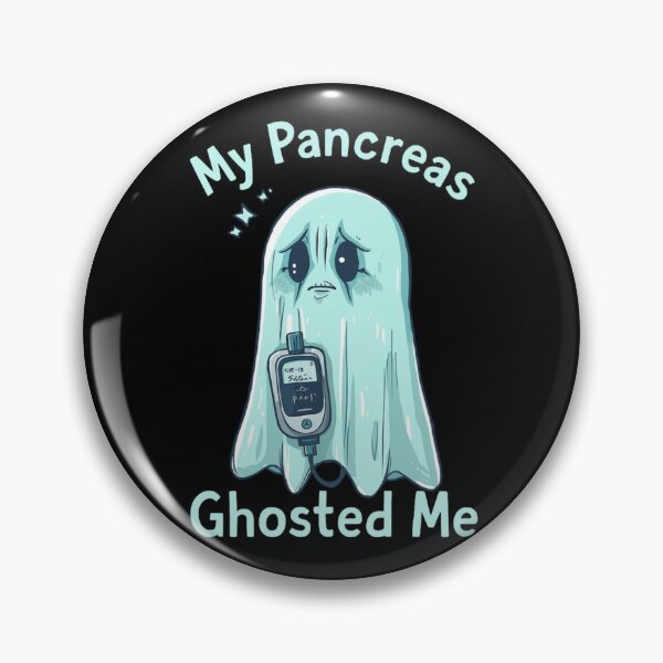 Item preview, My Pancreas Ghosted Me – Funny Diabetes Awareness Ghost Design designed and sold by Tomasz  Siennicki.