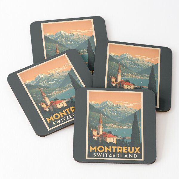 Item preview, Montreux - Switzerland  designed and sold by GoodOldVintage.