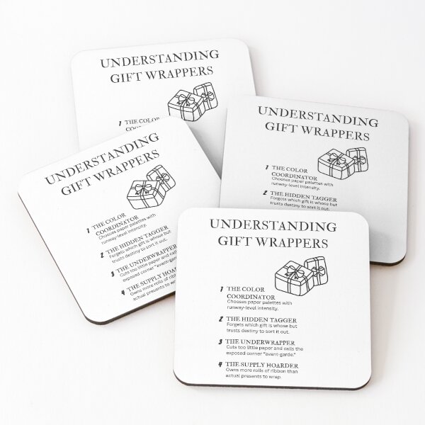 Item preview, Understanding Gift Wrappers – Relatable Seasonal Wrapping Quotes designed and sold by PsyFlow35.