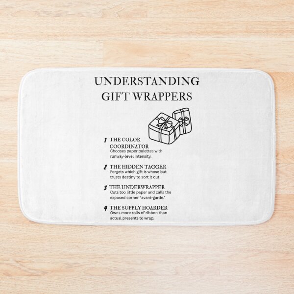 Item preview, Understanding Gift Wrappers – Relatable Seasonal Wrapping Quotes designed and sold by PsyFlow35.