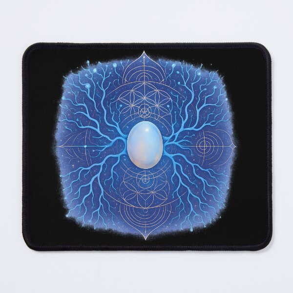 Item preview, Opalite Consciousness Neural Mandala | Sacred Geometry Mind Awakening designed and sold by W963x.