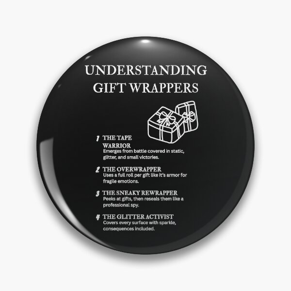 Item preview, Understanding Gift Wrappers – Hilarious Wrapping Fails & Wins – Black designed and sold by PsyFlow35.