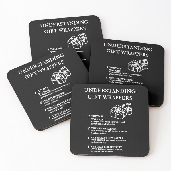 Item preview, Understanding Gift Wrappers – Hilarious Wrapping Fails & Wins – Black designed and sold by PsyFlow35.