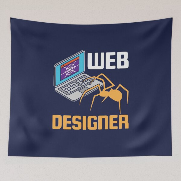 Item preview, Web Designer Website Design Funny Spider Web designed and sold by jaygo.