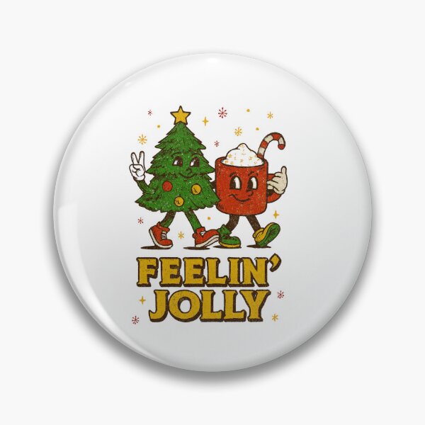 Item preview, Walking Christmas Tree & Cocoa Mug – Vintage Holiday Art Christmas Classic T-Shirt designed and sold by inkfluenceart.