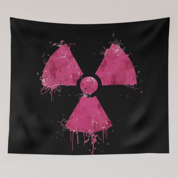Item preview, Pink Nuclear Symbol – Distressed Grunge Edition designed and sold by Ivy-Triggs.