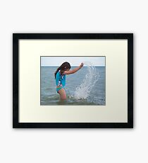 Water Bender Framed Print