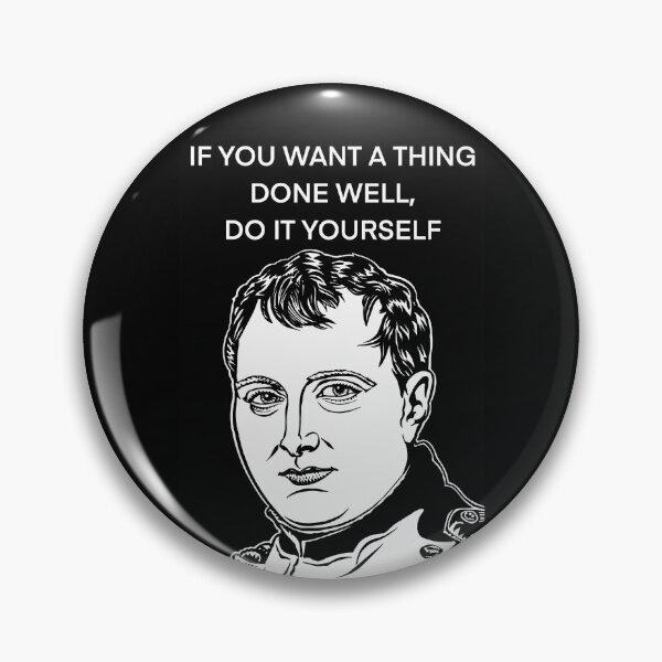 Item preview, NAPOLEON quoting himself .1 - ink portrait designed and sold by lautir.