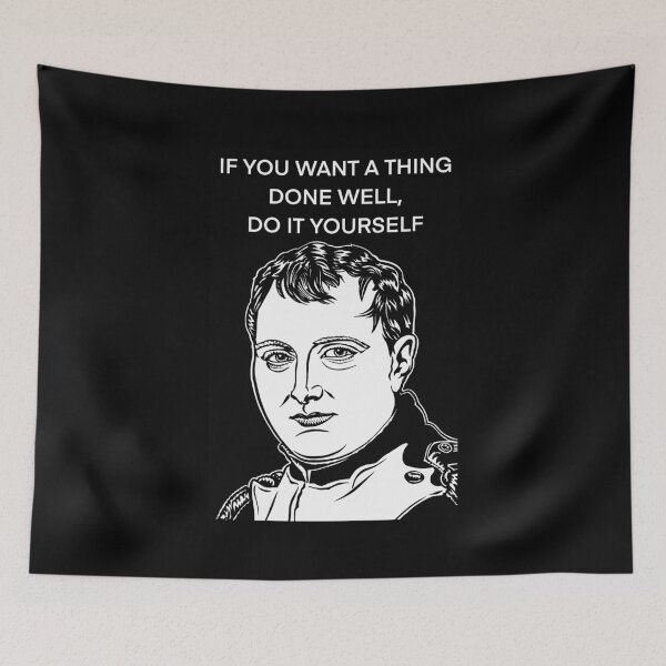 Item preview, NAPOLEON quoting himself .1 - ink portrait designed and sold by lautir.