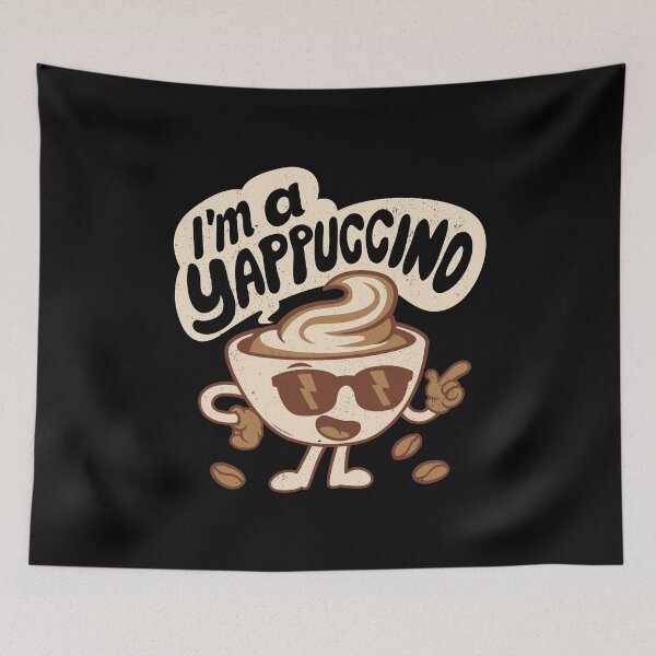 Item preview, I'm a Yappuccino - Funny Coffee Lover Chatterbox designed and sold by Nemons.
