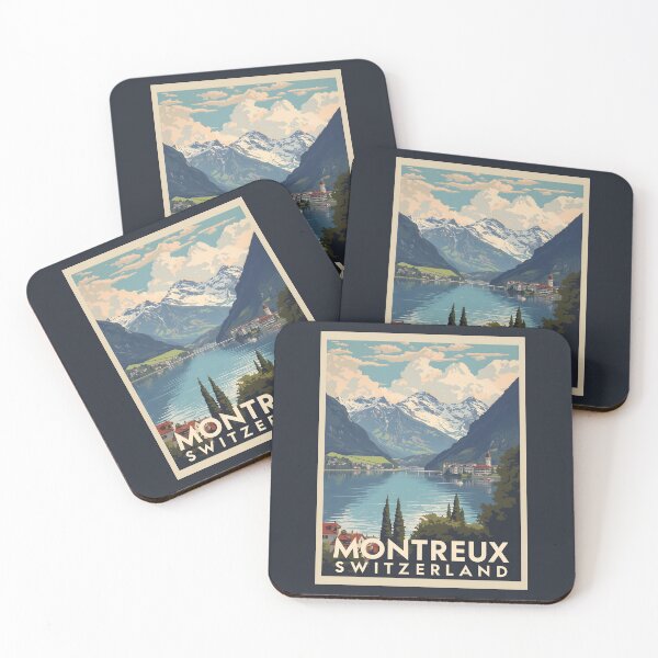 Item preview, Montreux - Switzerland  designed and sold by GoodOldVintage.