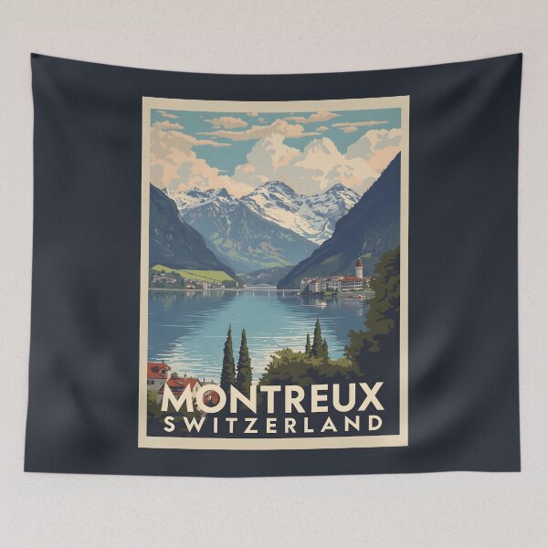 Item preview, Montreux - Switzerland  designed and sold by GoodOldVintage.