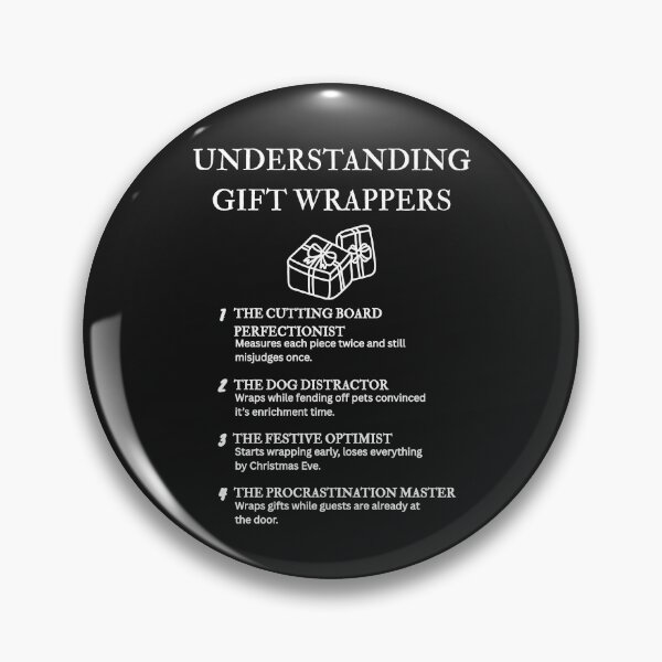 Item preview, Funny Gift Wrappers – Understanding Holiday Chaos & Tape – Black designed and sold by PsyFlow35.