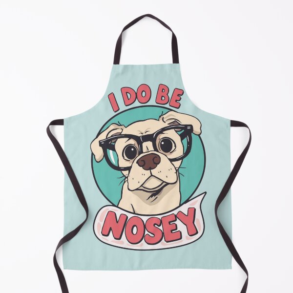 Item preview, I Do Be Nosey – Funny Dog with Glasses Meme Design designed and sold by Design Delinquent.