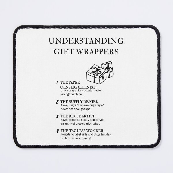 Item preview, Understanding Gift Wrappers – Ribbon, Paper & Bow Humor designed and sold by PsyFlow35.