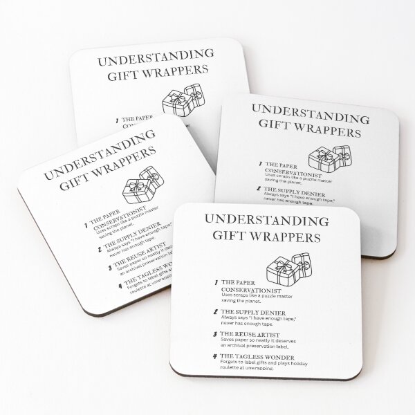 Item preview, Understanding Gift Wrappers – Ribbon, Paper & Bow Humor designed and sold by PsyFlow35.