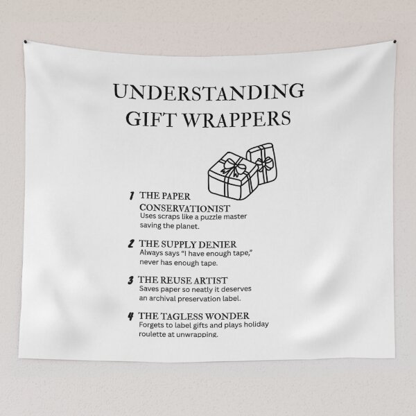Item preview, Understanding Gift Wrappers – Ribbon, Paper & Bow Humor designed and sold by PsyFlow35.