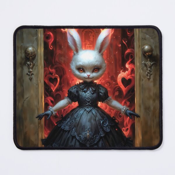 Item preview, The Red Hour of Reverie, White Rabbit Alice in wonderland inspired designed and sold by AliceWhiteDF.
