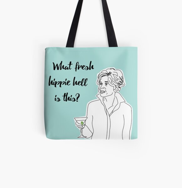 Grace's Hippie Hell All Over Print Tote Bag
