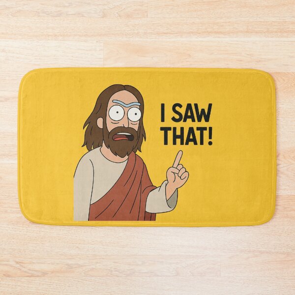 Item preview, Jesus “I saw that” meme | Adult cartoon style designed and sold by Bratak.