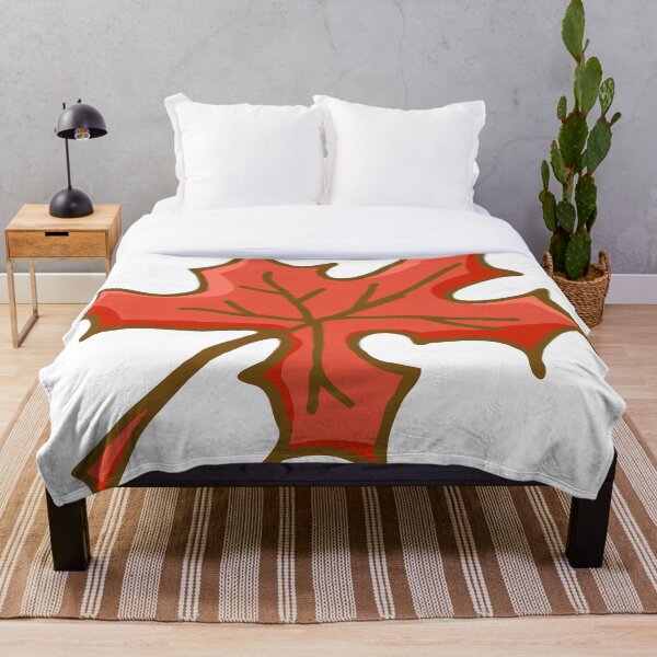 Item preview, Vibrant Red Maple Leaf Hand-Drawn Doodle designed and sold by tsbbstudio.
