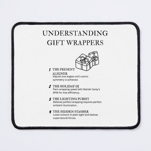 Item preview, Understanding Gift Wrappers – Stressful Holiday Humor Collection designed and sold by PsyFlow35.
